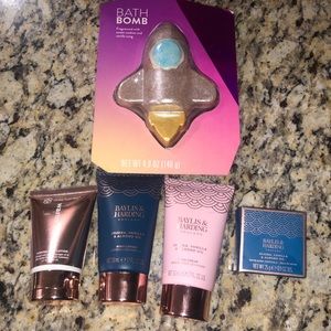 NEW & SEALED Lot 5 Skincare Items Hand & Foot Creams, Bath Bomb & Salt